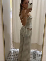 Timeless Stripes Pants Set