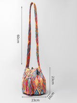 Baskılı Kanvas Çapraz Askılı Çanta