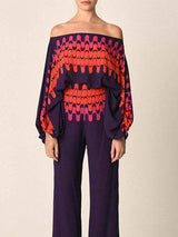 Abstract Waves İki Parçalı Set - Mor