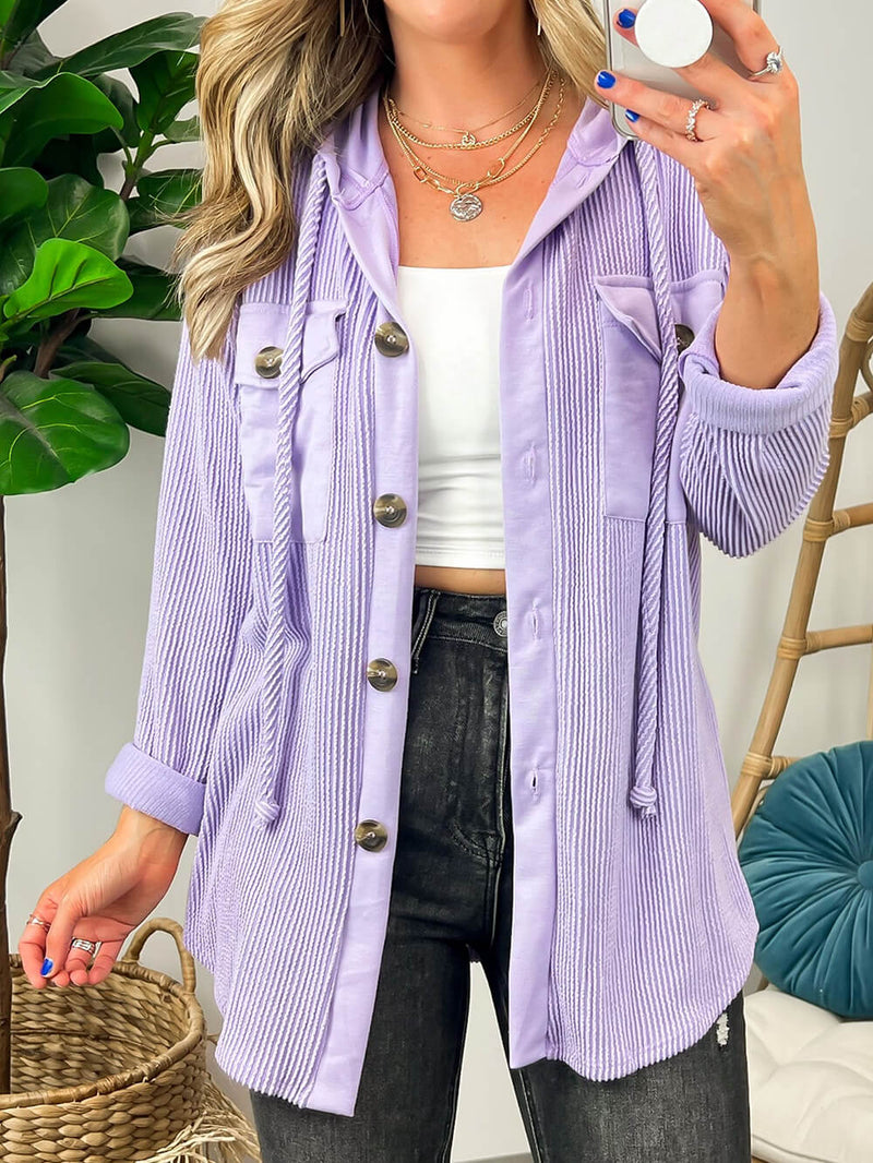 Cumartesi Memnuniyeti Nervürlü Kapüşonlu Kelepçe