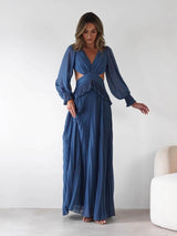 Sophisticated Open Back Gown