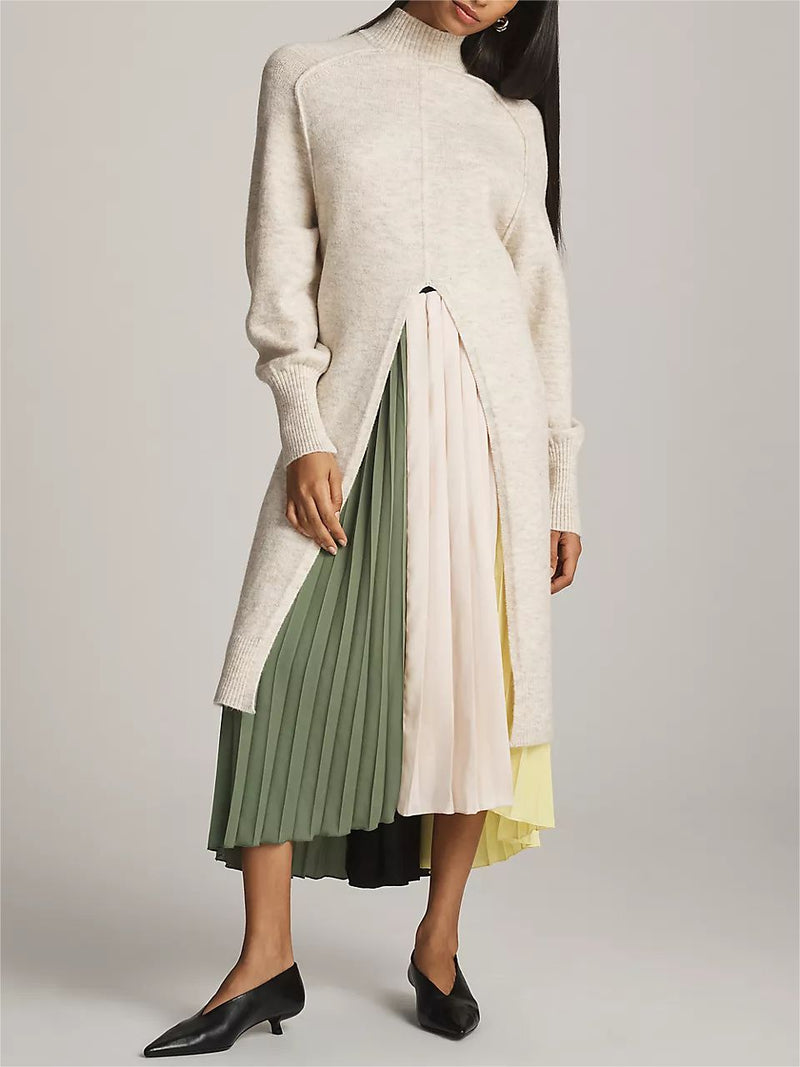 Turtleneck Turtleneck Kazak Elbise