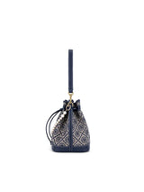 Jacquard Star Crossbody Bucket Bag
