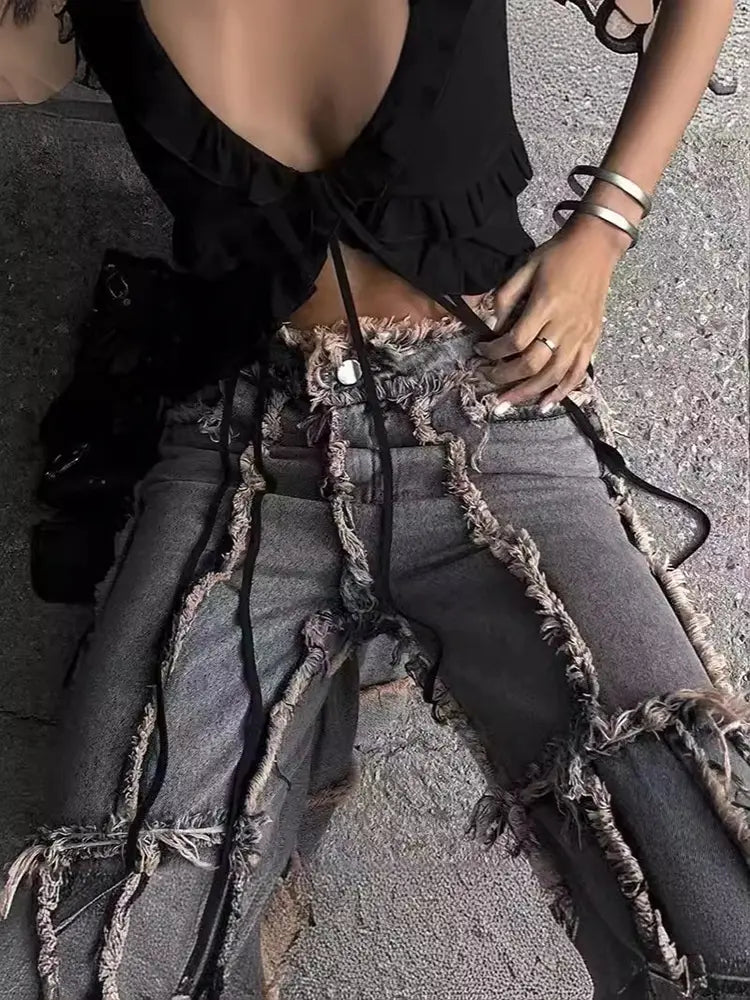 Trend Retro Kot Pantolon