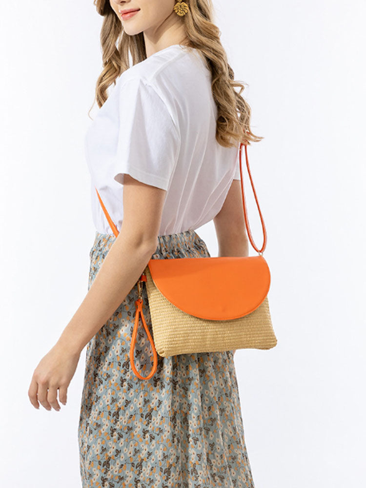 Çıkarılabilir Omuz Askısı Çim Dokuma Debriyaj