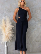 Romantic One-Shoulder Maxi