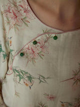 Çevre Dostu Elyaf Baskılı Pijama Takımı