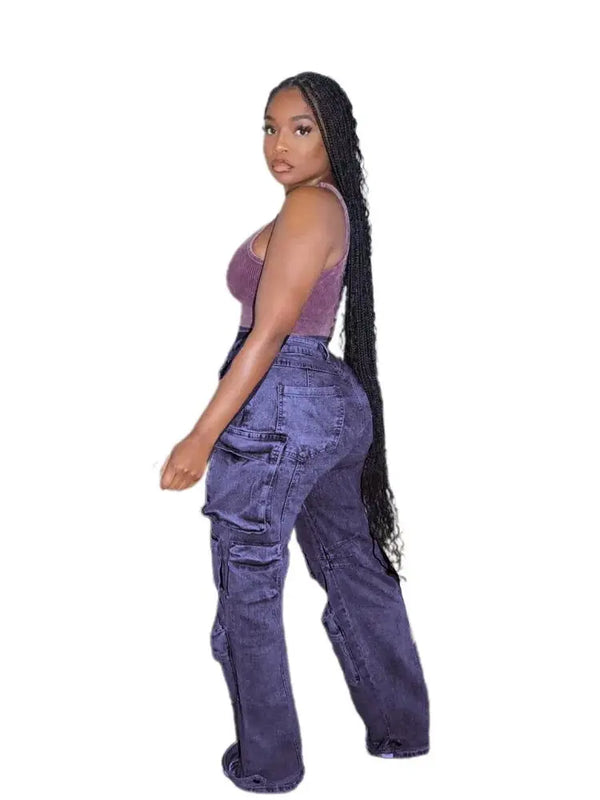 Sokak Stili Kargo Pantolon