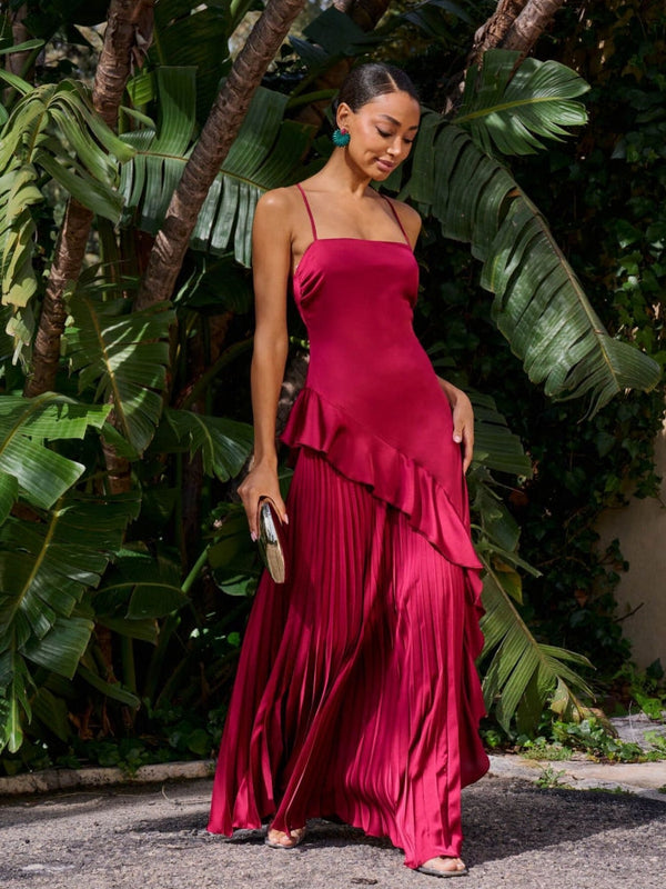 Designer Asymmetric Dress