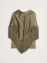 Lustre Drape Fringe Top
