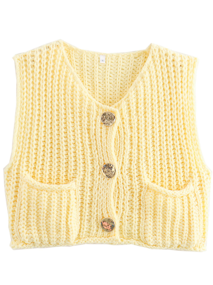 Kolsuz Kısa Örgü Hırka