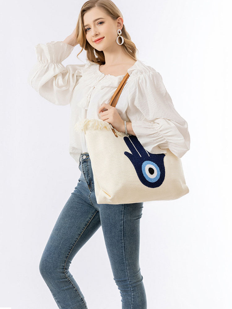 Nakışlı Bez Çanta