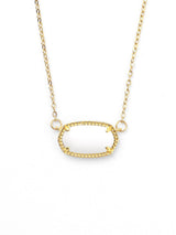 Oval Doğum Taşı Kolye Kolye