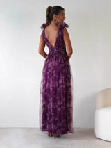 Bohemian Mesh Maxi Dress