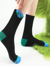 Eğlenceli ve Sevimli Çizgi Desenli Pamuk Çorap