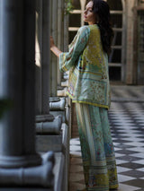 Flair Fusion Flowers Pants Set