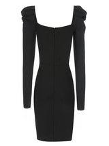 Şık Dantel V-Yaka Parti Elbisesi