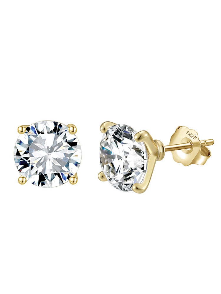 18 Ayar Altın Kaplama Regality Küpe Altın