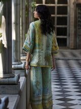 Flair Fusion Flowers Pants Set