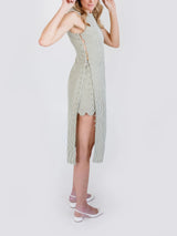 Seersucker Olive Midi Tunic Shorts Sets