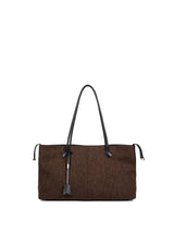 Woolen Shearling Top Handle Shoulder Crossbody Bag