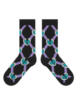 Karikatür Kırık Kalp Çorap