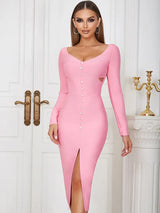 Minimalist Kesik Elbise