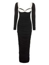 Moda Askısız Uzun Kollu Elbise