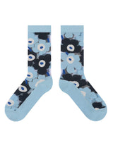 Patchwork Çiçek Kristal Çorap