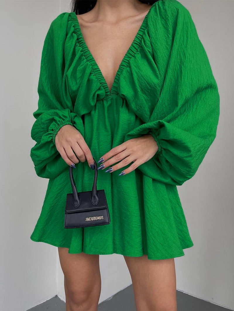 Dokuma Dalma Patenci Mini Elbise