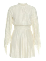 Şık Volanlı Çan Kol Elbise