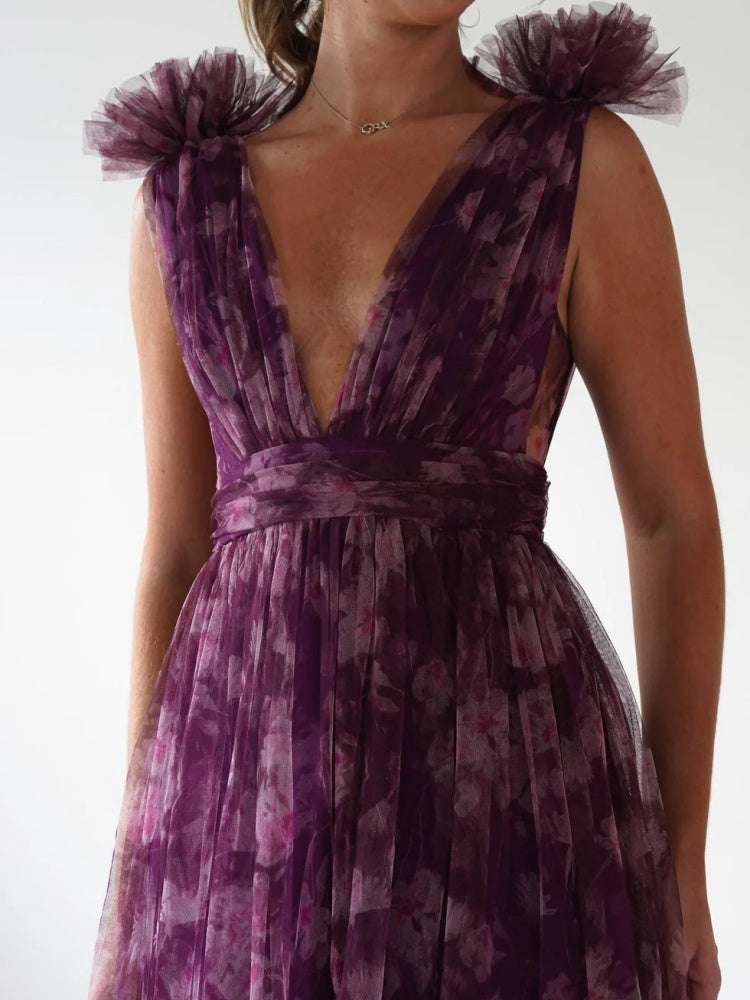 Bohemian Mesh Maxi Dress