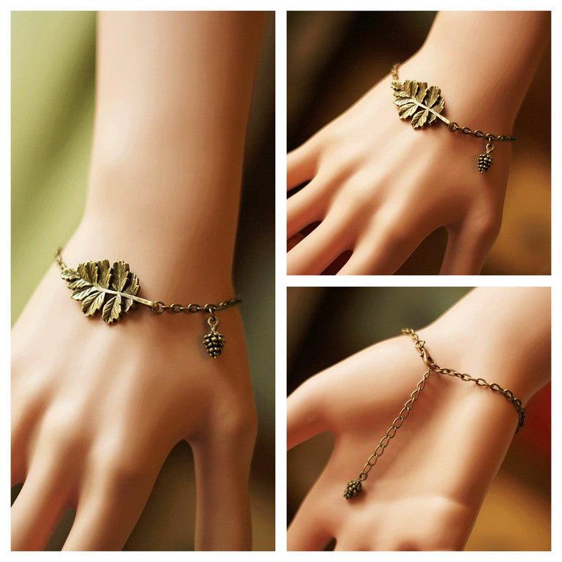 Noel El Yapımı Orman İnci Kar Tanesi Bileklik