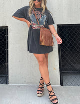 Özgürlük Turu Tişört Elbise