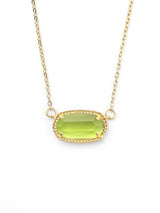 Oval Doğum Taşı Kolye Kolye