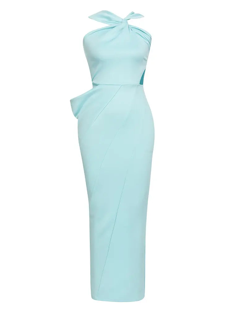 Seksi Yazlık Halter Yaka Elbise