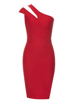 Asimetrik Tek Omuz Bandaj Elbisesi