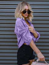 Kot Cepli Ön Bağcıklı Gömlek