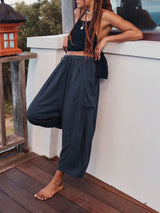 Rahat Geniş Paça Yoga Pantolonu