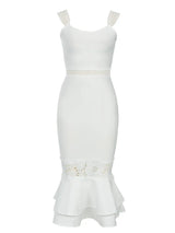 Seksi Dantel Bandaj Balık Kuyruğu Elbise