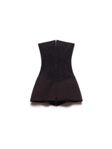 Dark Intentions Strapless Corset Romper