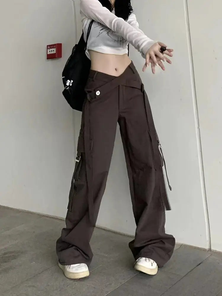 Vintage Yüksek Sokak Kargo Pantolonları