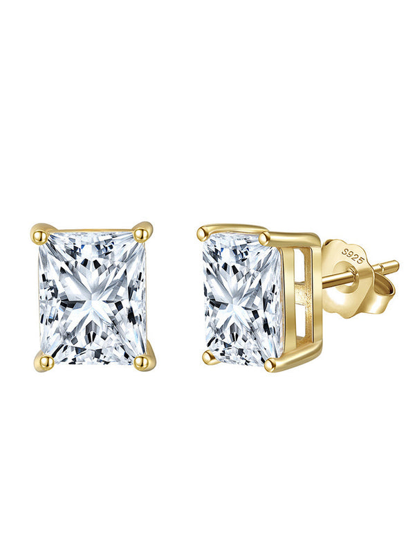 18 Ayar Altın Kaplama Regality Küpe Altın