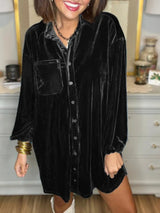 Günlük Bol Gömlek Elbise