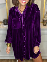 Günlük Bol Gömlek Elbise