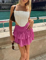 Delilah Fırfırlı Mini Etek