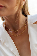 18 Ayar Altın Kaplama Lüminesans Aşk Kolye Altın