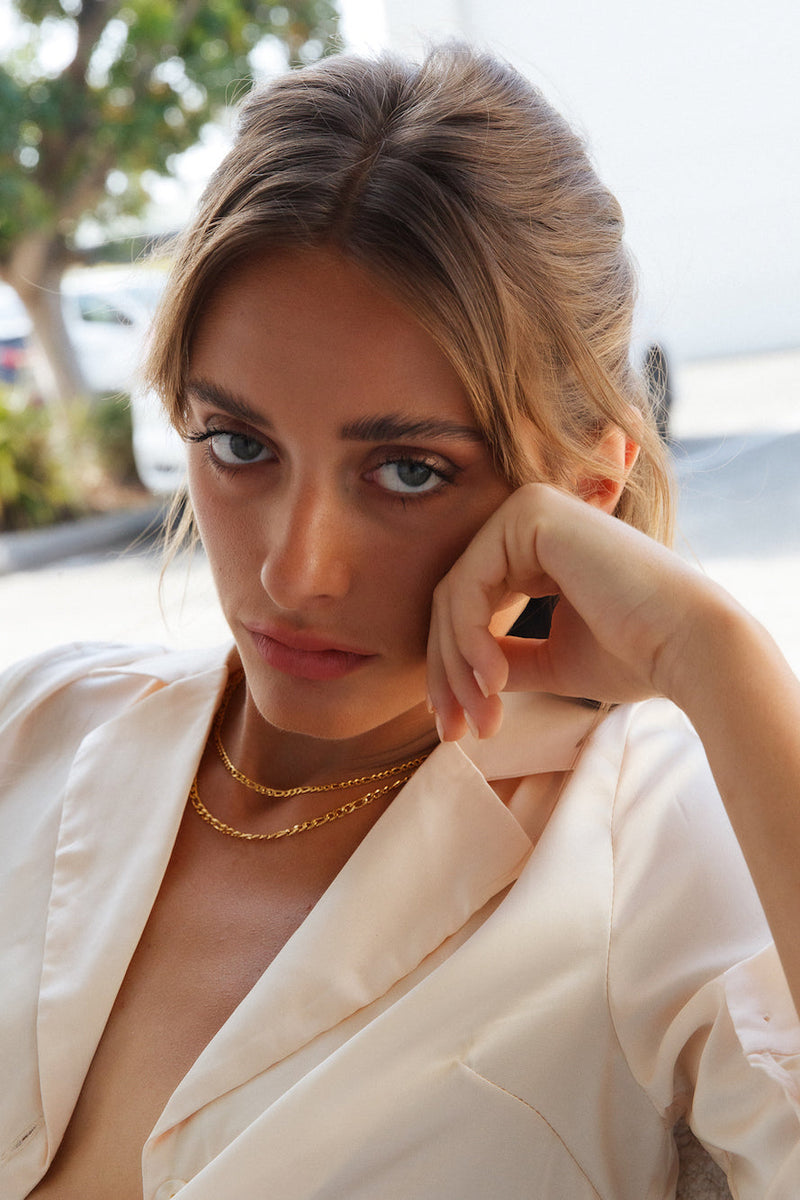 18 Ayar Altın Kaplama Lüminesans Aşk Kolye Altın