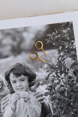 18 Ayar Altın Kaplama İçime Düşmek Küpe