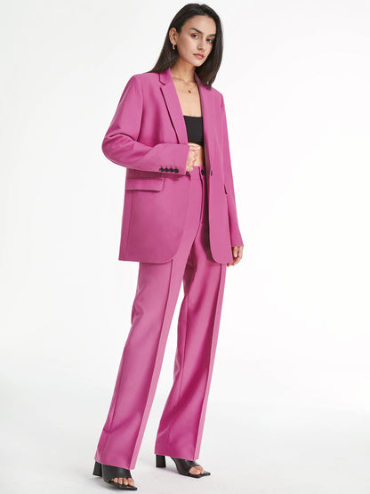 Düz Renkli Temel Blazer